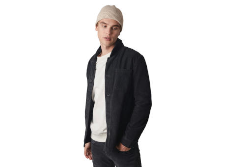 Gorro de canalé con dobladillo
