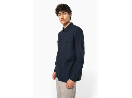Camisa Safari manga larga hombre 