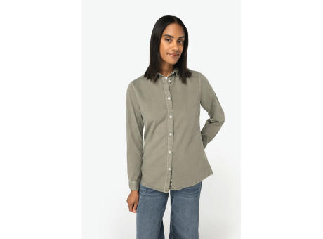Camisa ecorresponsable efecto lavado mujer