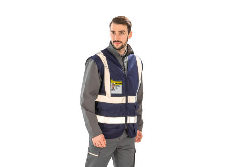 Chaleco de seguridad con cremallera