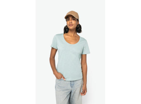 Camiseta ecorresponsable slub mujer