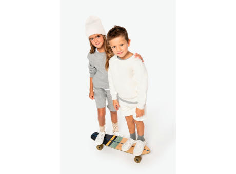 Sudadera ecorresponsable cuello redondo infantil