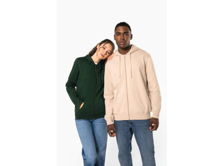 Sudadera con capucha y cremallera reciclada unisex