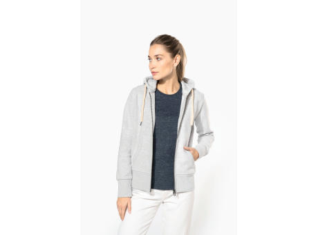 Sudadera vintage - cremallera y capucha mujer