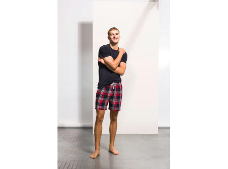 Short con motivo de tartán