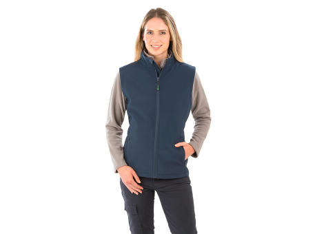 Chaleco softshell reciclado mujer