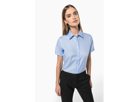 Camisa no-plancha manga corta mujer