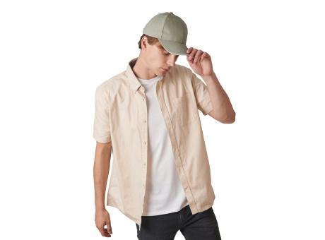 Gorra algodón orgánico con sándwich contrastado - 6 paneles 