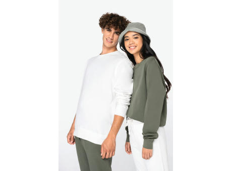 Sudadera ecorresponsable de cuello redondo French Terry unisex