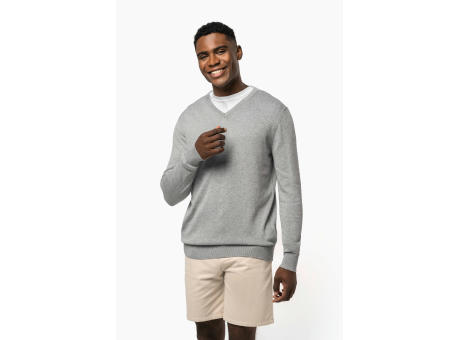 Jersey cuello de pico ecorresponsable hombre