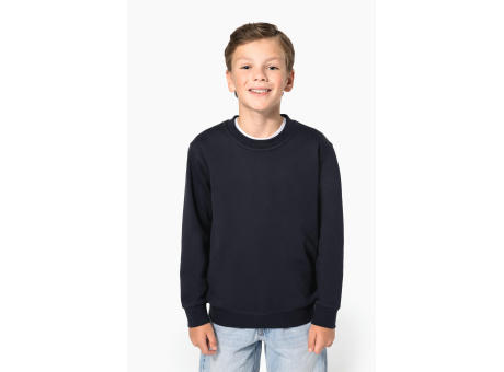 Sudadera reciclada cuello redondo infantil