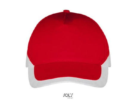 GORRA 5 PANELES CONTRASTADA