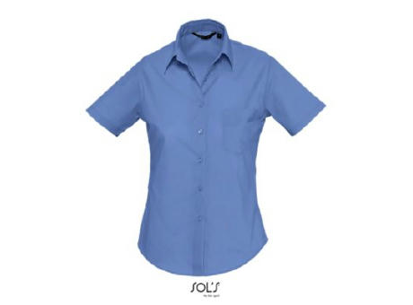 CAMISA POPELÍN MUJER MANGA CORTA