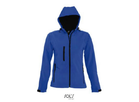 CHAQUETA DE MUJER SOFTSHELL CON CAPUCHA