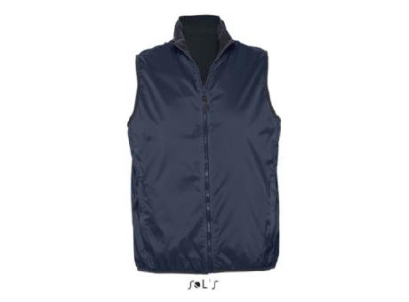 CHALECO UNISEX REVERSIBLE Y CONTRASTADO