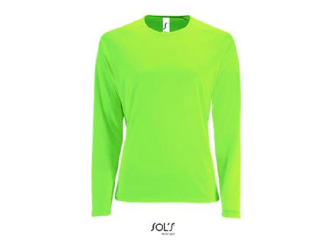 CAMISETA DE DEPORTE DE MANGA LARGA DE MUJER