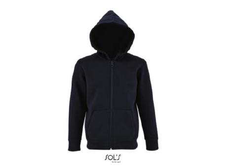 SUDADERA CON CREMALLERA Y CAPUCHA