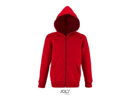 SUDADERA CON CREMALLERA Y CAPUCHA