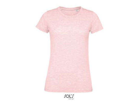 CAMISETA AJUSTADA DE MUJER CON CUELLO REDONDO
