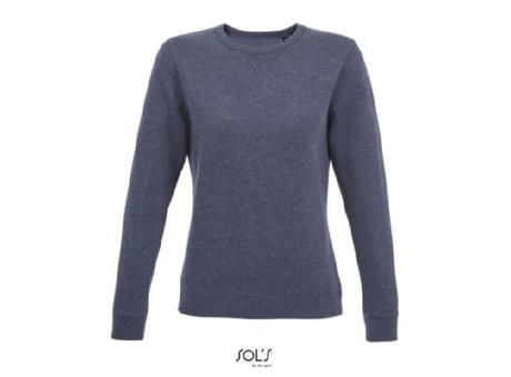 SUDADERA DE MUJER CON CUELLO REDONDO