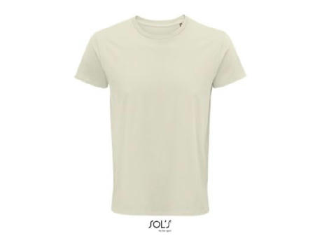 CAMISETA HOMBRE AJUSTADA DE PUNTO LISO Y CUELLO REDONDO