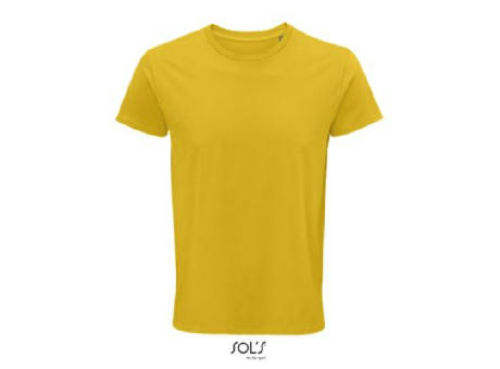 CAMISETA HOMBRE AJUSTADA DE PUNTO LISO Y CUELLO REDONDO