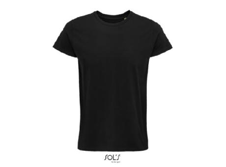 CAMISETA HOMBRE AJUSTADA DE PUNTO LISO Y CUELLO REDONDO