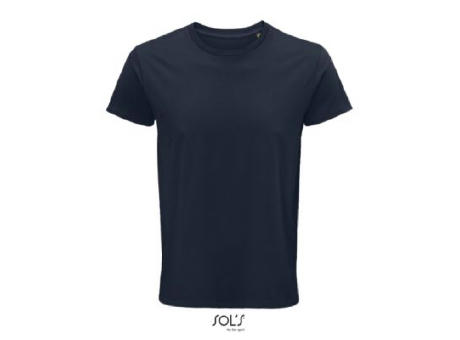 CAMISETA HOMBRE AJUSTADA DE PUNTO LISO Y CUELLO REDONDO