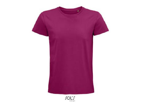 CAMISETA HOMBRE AJUSTADA DE PUNTO LISO Y CUELLO REDONDO
