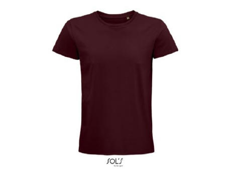 CAMISETA HOMBRE AJUSTADA DE PUNTO LISO Y CUELLO REDONDO
