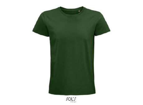 CAMISETA HOMBRE AJUSTADA DE PUNTO LISO Y CUELLO REDONDO
