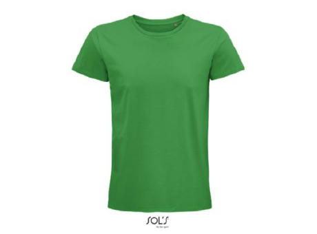 CAMISETA HOMBRE AJUSTADA DE PUNTO LISO Y CUELLO REDONDO