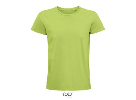 CAMISETA HOMBRE AJUSTADA DE PUNTO LISO Y CUELLO REDONDO