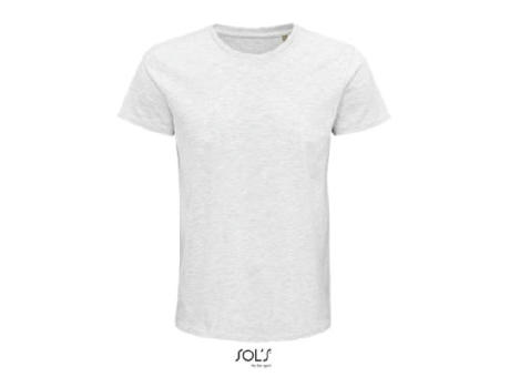 CAMISETA HOMBRE AJUSTADA DE PUNTO LISO Y CUELLO REDONDO
