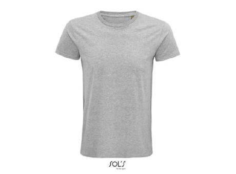 CAMISETA HOMBRE AJUSTADA DE PUNTO LISO Y CUELLO REDONDO