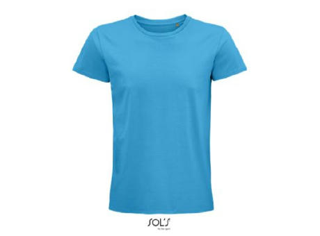 CAMISETA HOMBRE AJUSTADA DE PUNTO LISO Y CUELLO REDONDO