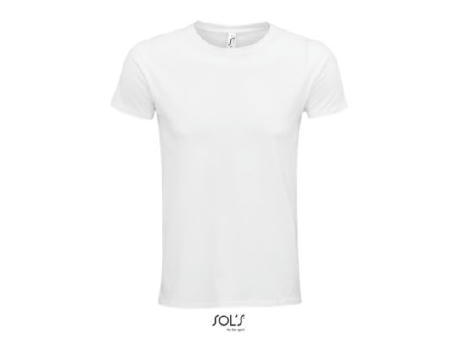 CAMISETA UNISEX AJUSTADA DE PUNTO LISO Y CUELLO REDONDO