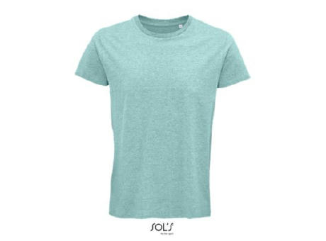 CAMISETA HOMBRE AJUSTADA DE PUNTO LISO Y CUELLO REDONDO