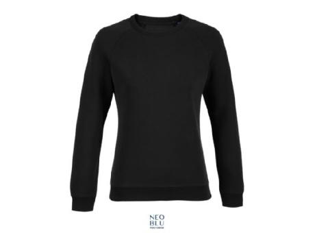 SUDADERA MUJER DE FRENCH TERRY CON CUELLO REDONDO