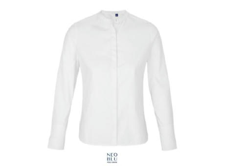 CAMISA DE CUELLO MANDARÍN PARA MUJER