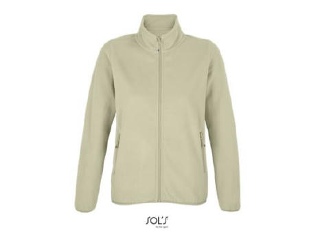 CHAQUETA CON CREMALLERA DE MICROFIBRA PARA MUJER
