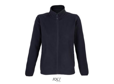 CHAQUETA CON CREMALLERA DE MICROFIBRA PARA MUJER
