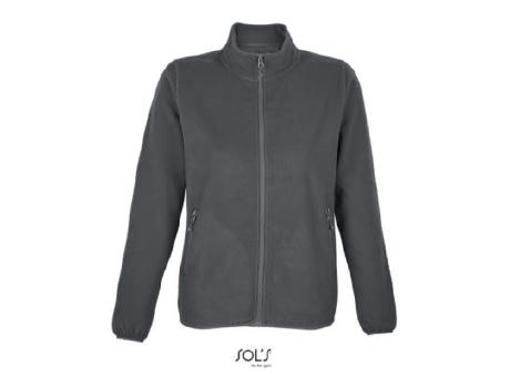 CHAQUETA CON CREMALLERA DE MICROFIBRA PARA MUJER