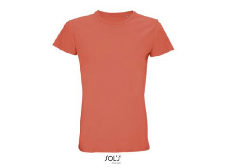 CAMISETA HOMBRE AJUSTADA DE PUNTO LISO Y CUELLO REDONDO