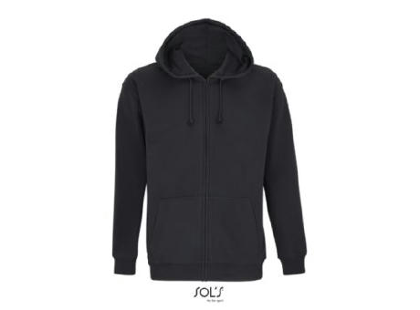 SUDADERA UNISEX CON CREMALLERA Y CAPUCHA