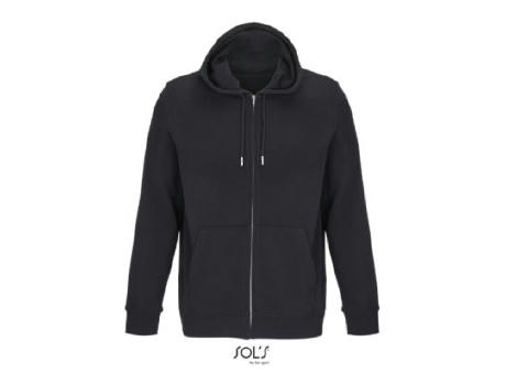 SUDADERA UNISEX CON CREMALLERA Y CAPUCHA