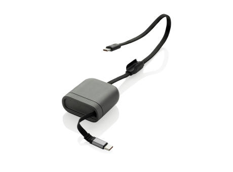 Spira RCS – recyceltes, einziehbares 100W-Schnellladekabel
