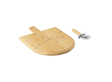 Pizza-Set Bambus