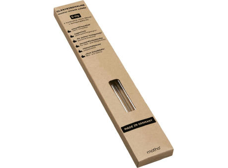 Nestler-matho ECO Glas-Trinkhalm Set N-m 589-4