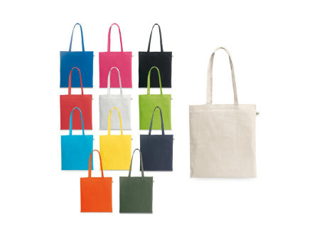 MEXICO. Bolsa fabricada en algodón reciclado (70%) y poliéster (30% rPET) (150 g/m²)